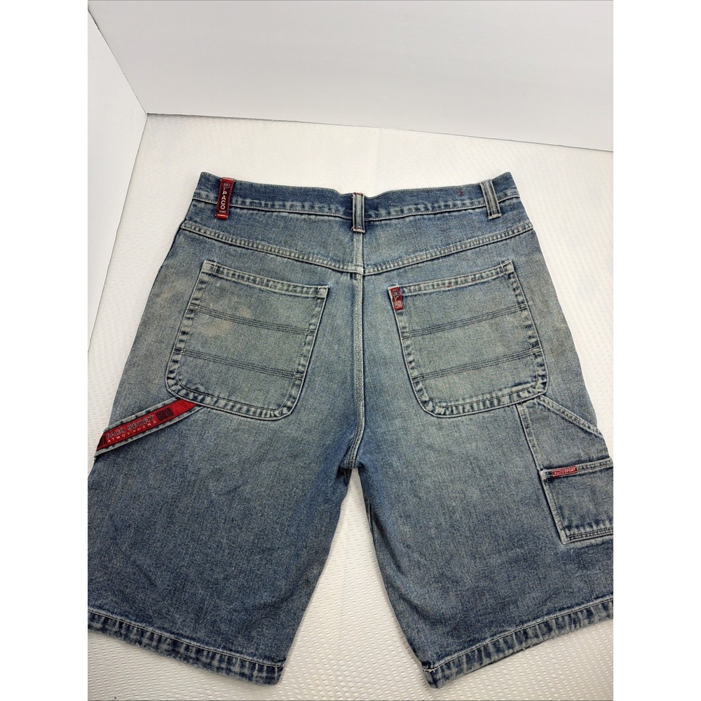 Vtg 90's Paco Sport Denim Carpenter Shorts Men's 39" Waist Baggy Hip Hop Y2K